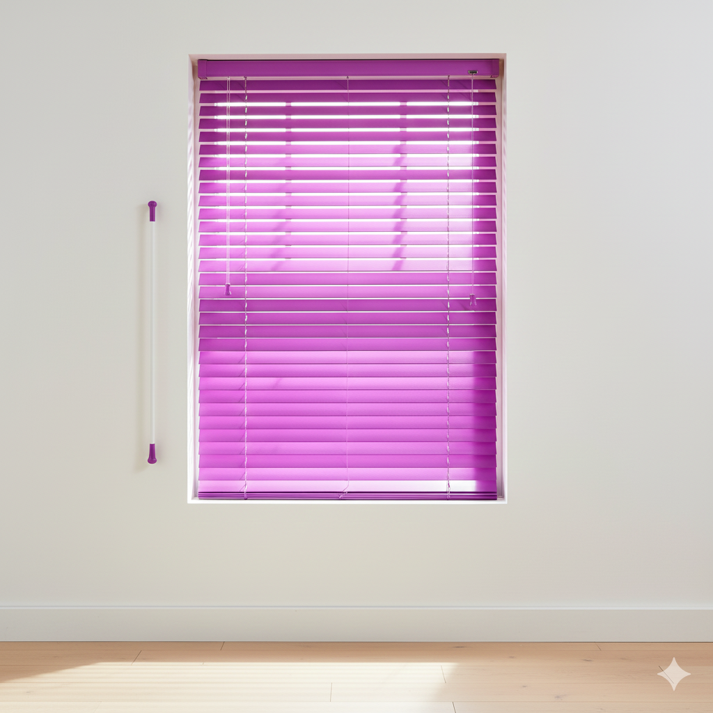 White Venetian Blinds